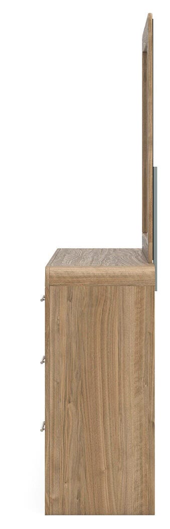 Gramburg Queen Panel Bed, Dresser and Mirror from Ashley - Luna Furniture