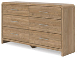 Gramburg Warm Natural Brown Dresser from Ashley Furniture - Luna Furniture