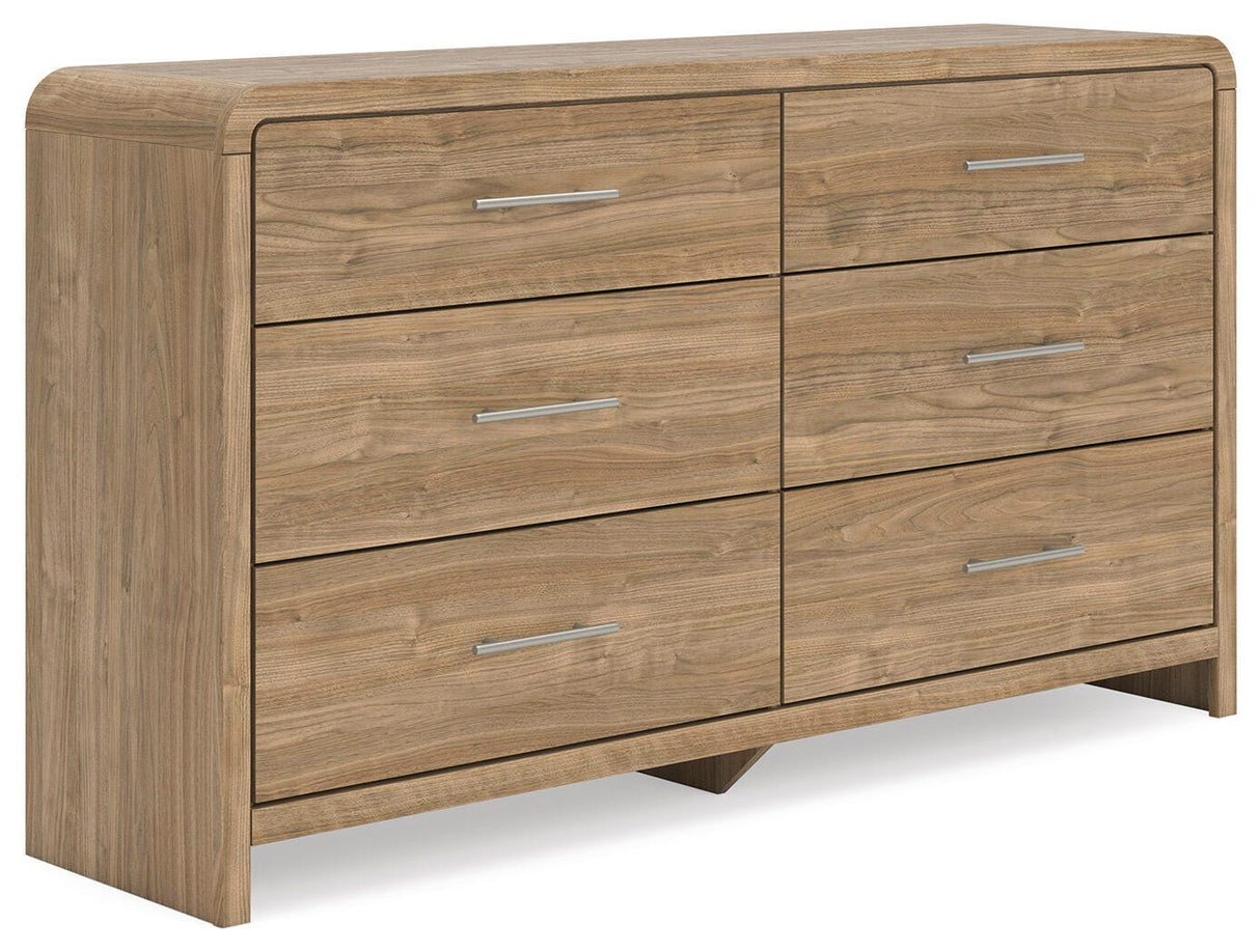 Gramburg Warm Natural Brown Dresser from Ashley Furniture - Luna Furniture