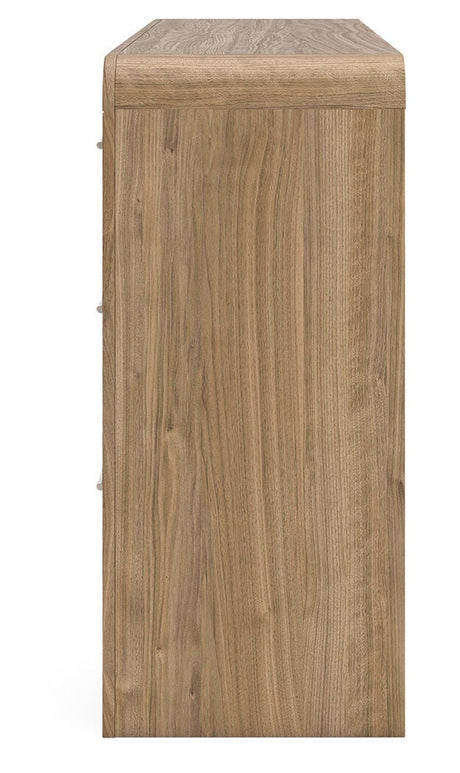 Gramburg Warm Natural Brown Dresser from Ashley - Luna Furniture