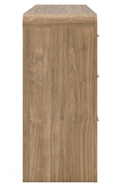 Gramburg Warm Natural Brown Dresser from Ashley - Luna Furniture