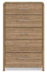 Gramburg Warm Natural Brown Chest of Drawers from Ashley - Luna Furniture