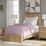 Gramburg Warm Natural Brown Twin Panel Bed from Ashley - Luna Furniture