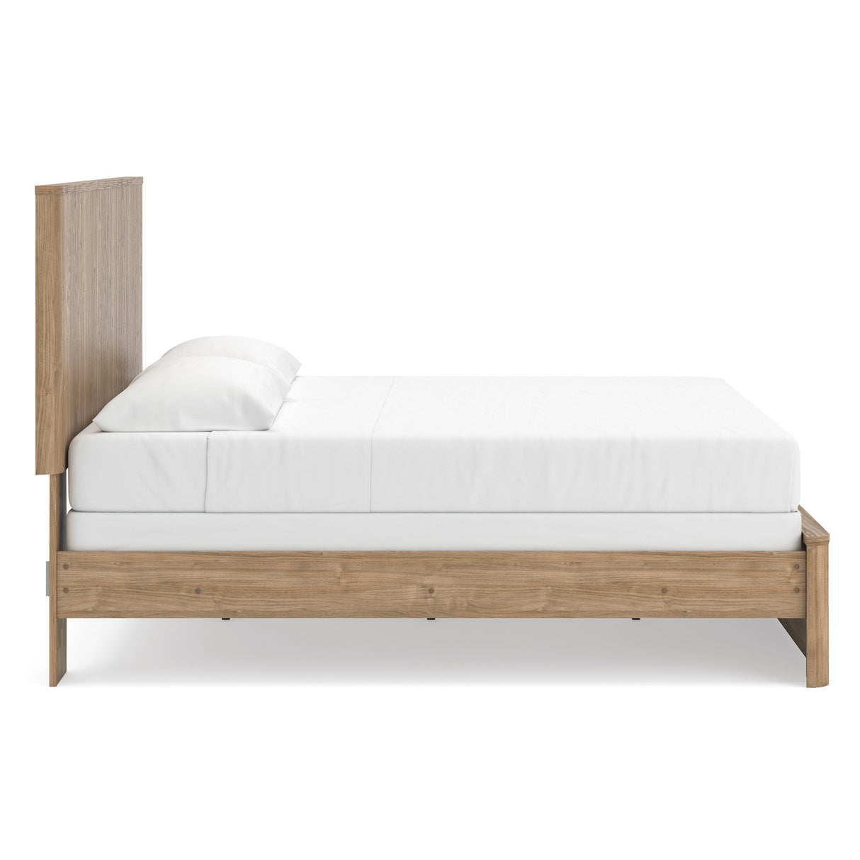 Gramburg Warm Natural Brown King Upholstered Bed