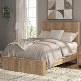 Gramburg Warm Natural Brown Full Panel Bed from Ashley - Luna Furniture