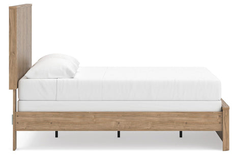 Gramburg Warm Natural Brown Full Panel Bed from Ashley Furniture - Luna Furniture