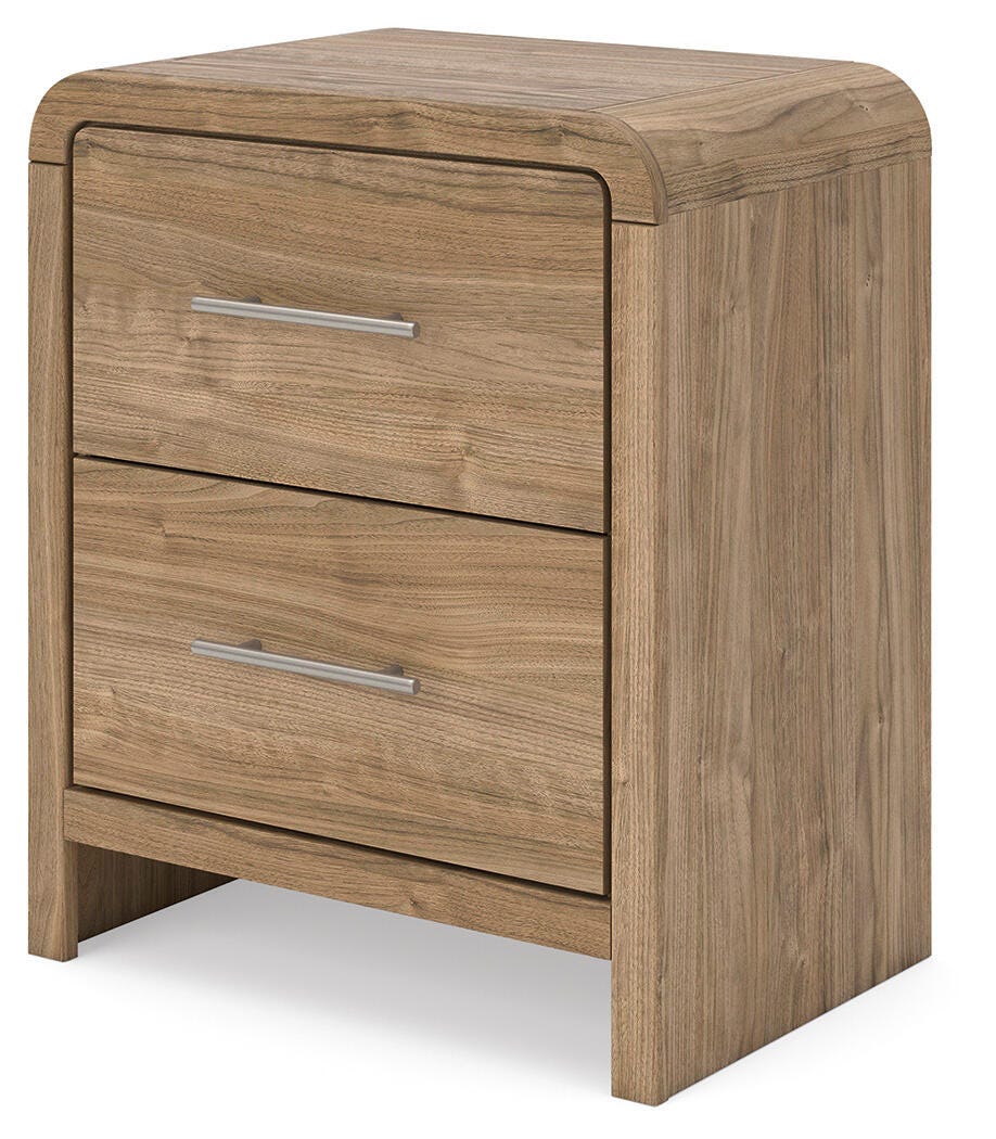 Gramburg Warm Natural Brown Nightstand from Ashley - Luna Furniture