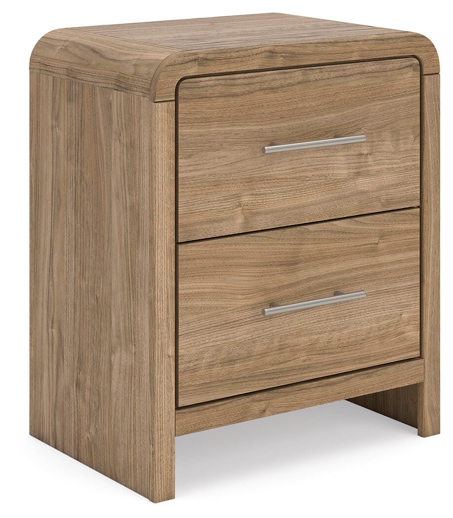 Gramburg Warm Natural Brown Nightstand from Ashley - Luna Furniture