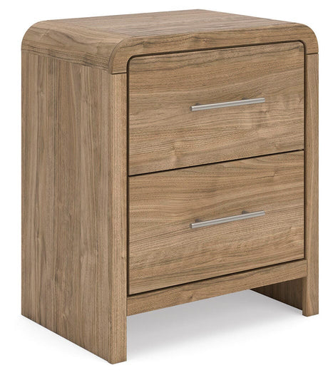 Gramburg Warm Natural Brown Nightstand from Ashley Furniture - Luna Furniture