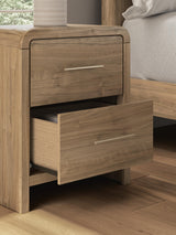 Gramburg Warm Natural Brown Nightstand from Ashley - Luna Furniture