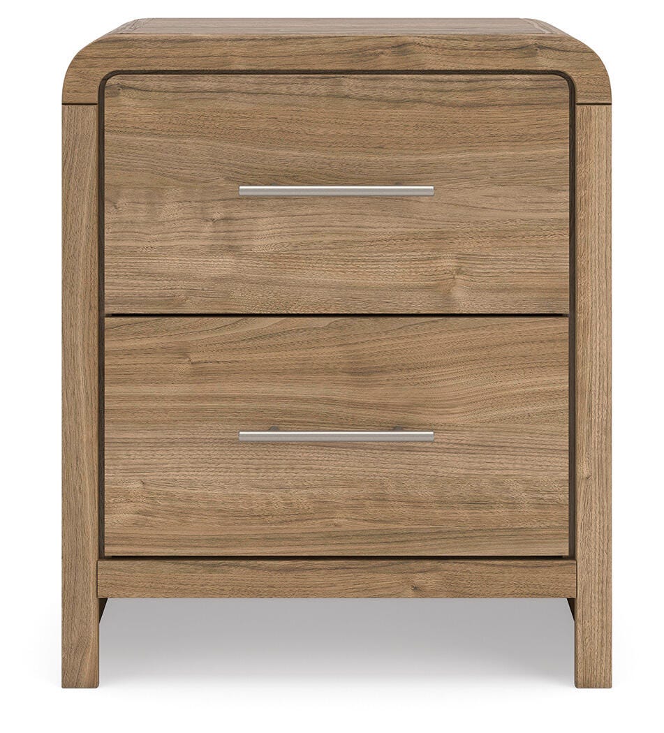 Gramburg Warm Natural Brown Nightstand from Ashley - Luna Furniture