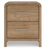 Gramburg Warm Natural Brown Nightstand from Ashley - Luna Furniture