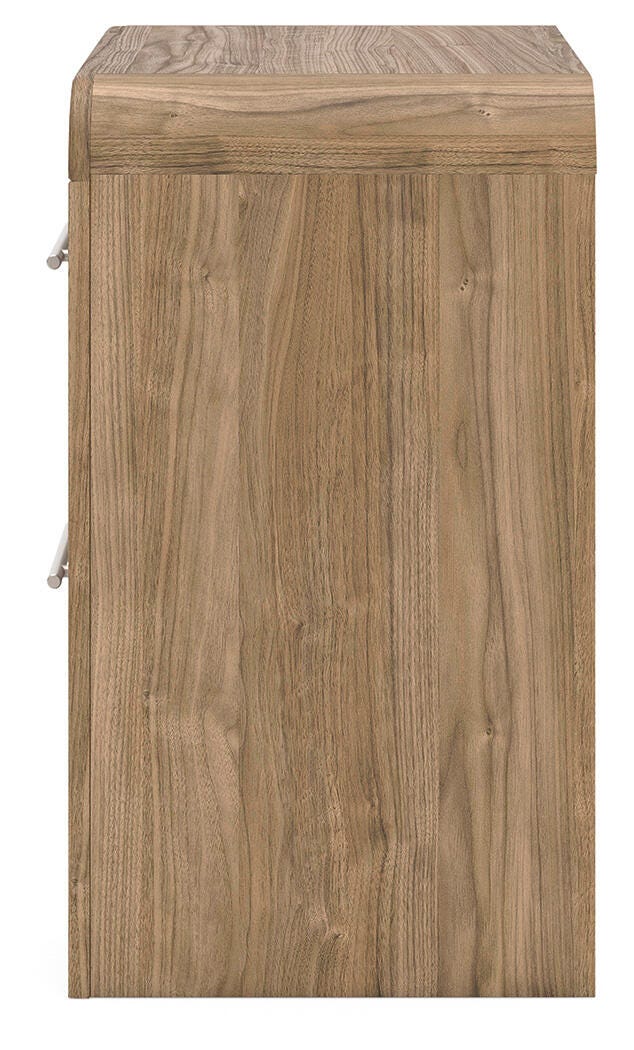 Gramburg Warm Natural Brown Nightstand from Ashley - Luna Furniture