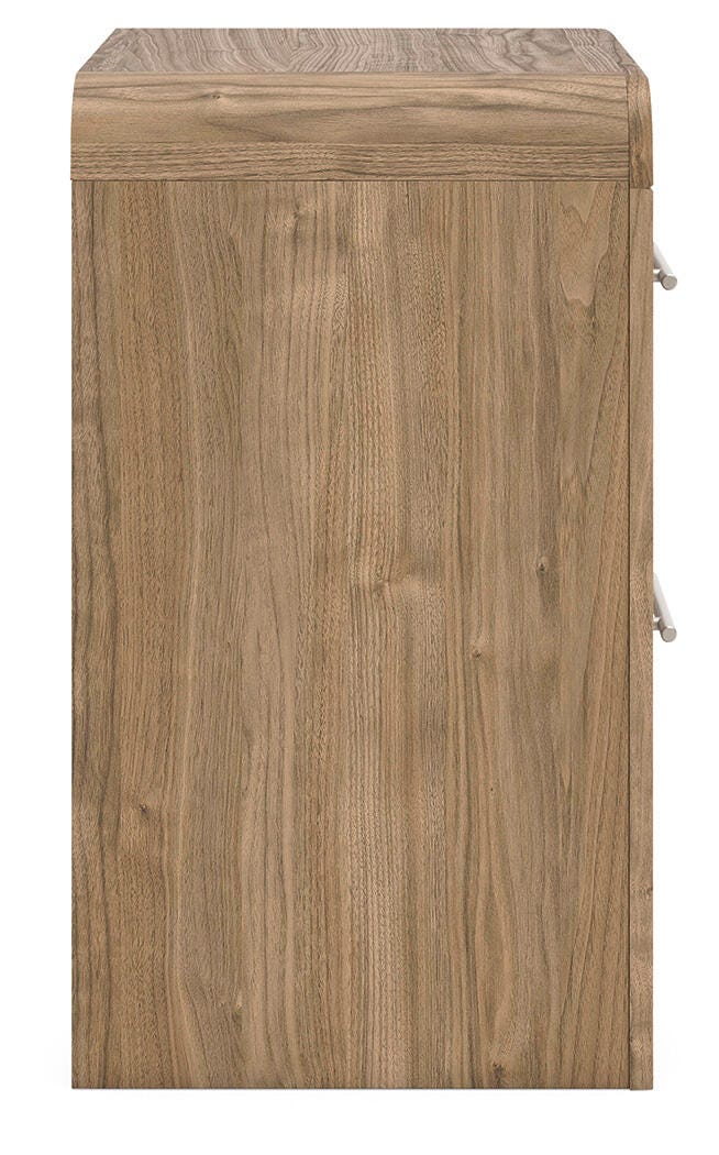 Gramburg Warm Natural Brown Nightstand from Ashley - Luna Furniture