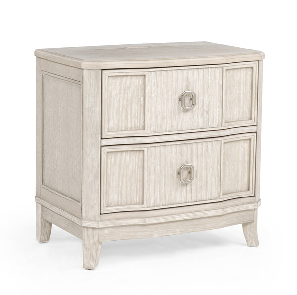 Napoli Natural Nightstand with USB