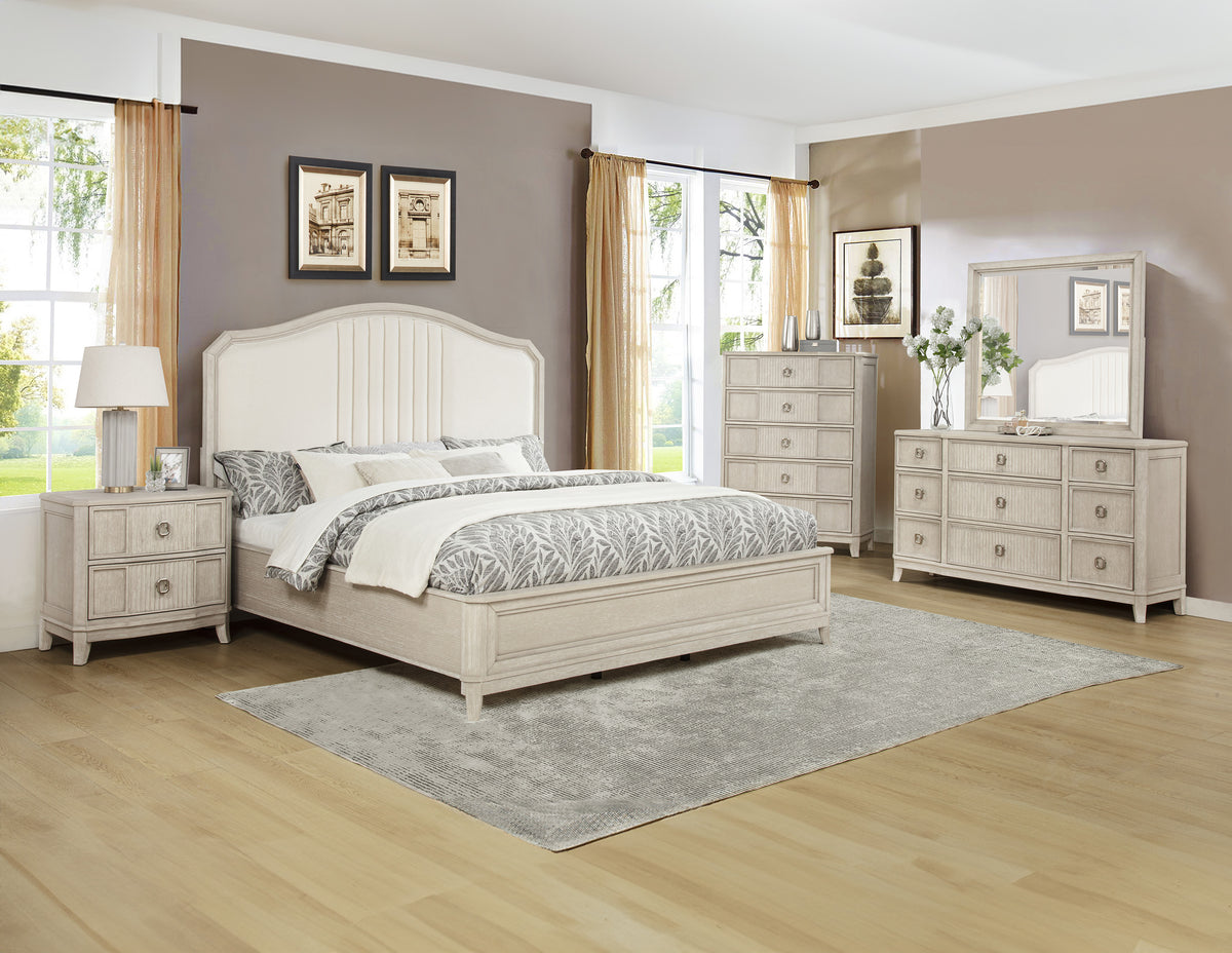 Napoli Natural Bedroom Set from Crown Mark - Luna Furniture