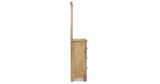 Makidern Tan Queen Panel Bed with Storage, Dresser and Mirror from Ashley - Luna Furniture