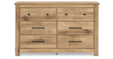 Makidern Tan Dresser from Ashley - Luna Furniture