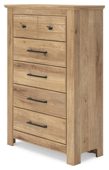Makidern Tan Chest of Drawers from Ashley - Luna Furniture