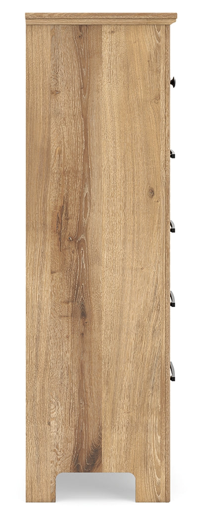 Makidern Tan Chest of Drawers from Ashley - Luna Furniture