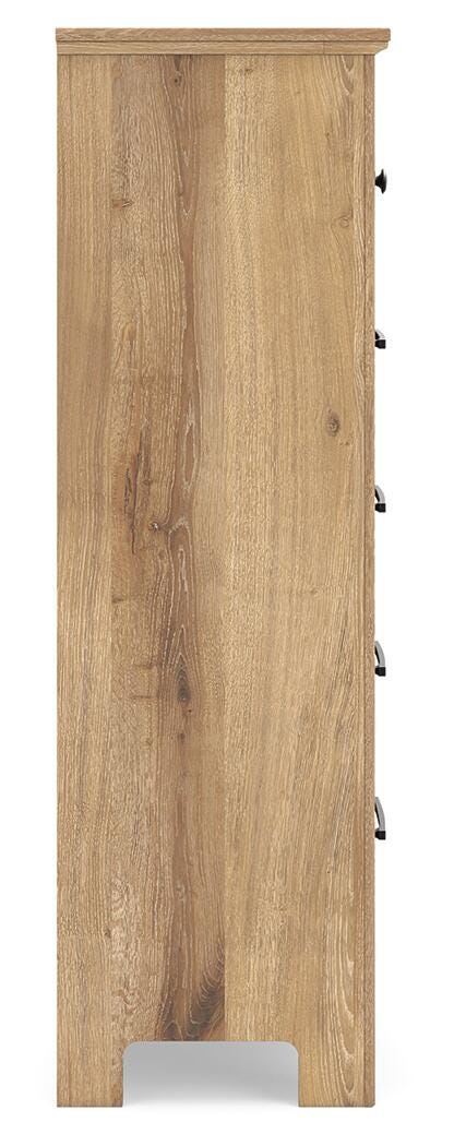 Makidern Tan Chest of Drawers from Ashley - Luna Furniture
