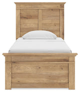 Makidern Tan Twin Panel Storage Bed from Ashley - Luna Furniture
