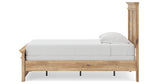 Makidern Tan Twin Panel Bed, Dresser and Mirror from Ashley - Luna Furniture