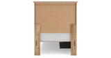 Makidern Tan Twin Panel Storage Bed from Ashley Furniture - Luna Furniture