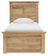 Makidern Tan Twin Panel Storage Bed from Ashley Furniture - Luna Furniture