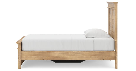 Makidern Tan Twin Panel Storage Bed from Ashley Furniture - Luna Furniture