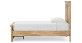 Makidern Tan Twin Panel Storage Bed, Dresser and Mirror from Ashley - Luna Furniture