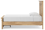Makidern Tan Twin Panel Storage Bed, Dresser and Mirror from Ashley - Luna Furniture