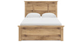Makidern Tan Queen Panel Storage Bed from Ashley Furniture - Luna Furniture
