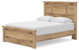 Makidern Tan Queen Panel Storage Bed from Ashley Furniture - Luna Furniture