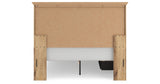 Makidern Tan Queen Panel Bed with Storage, Dresser and Mirror from Ashley - Luna Furniture