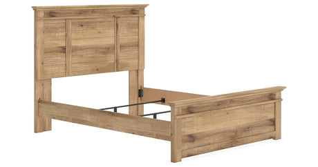 Makidern Tan Queen Panel Bed from Ashley Furniture - Luna Furniture
