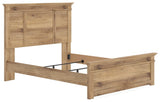 Makidern Tan Queen Panel Bed from Ashley Furniture - Luna Furniture