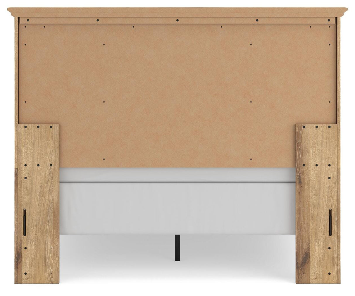 Makidern Tan Queen Panel Bed, Dresser and Mirror from Ashley - Luna Furniture