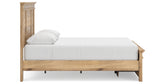 Makidern Tan Queen Panel Storage Bed from Ashley Furniture - Luna Furniture