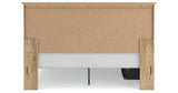 Makidern Tan King Panel Storage Bed from Ashley Furniture - Luna Furniture