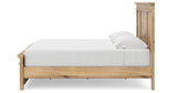 Makidern Tan King Panel Storage Bed from Ashley Furniture - Luna Furniture