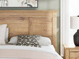 Makidern Tan King Panel Bed from Ashley Furniture - Luna Furniture