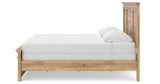 Makidern Tan King Panel Bed from Ashley Furniture - Luna Furniture