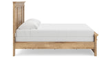 Makidern Tan King Panel Bed from Ashley Furniture - Luna Furniture