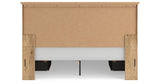 Makidern Tan King Panel Storage Bed from Ashley Furniture - Luna Furniture