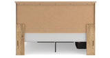 Makidern Tan King Panel Storage Bed from Ashley Furniture - Luna Furniture