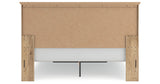 Makidern Tan King Panel Storage Bed from Ashley Furniture - Luna Furniture