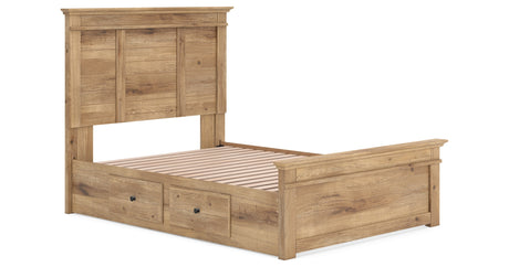 Makidern Tan Full Panel Storage Bed from Ashley - Luna Furniture
