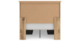 Makidern Tan Full Panel Storage Bed from Ashley - Luna Furniture