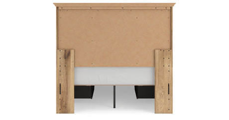 Makidern Tan Full Panel Storage Bed from Ashley - Luna Furniture